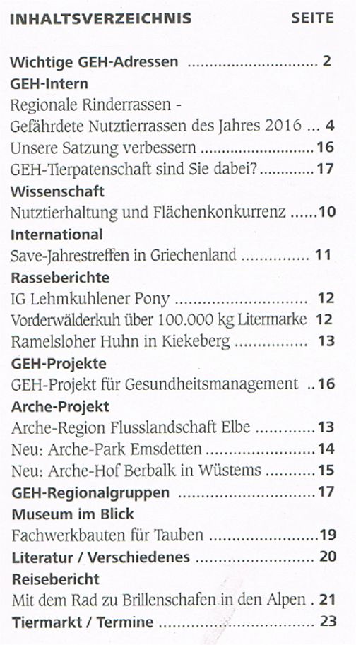 ARCHE NOVA Fachzeitschrift der Vereine und Verbände zur Erhaltung